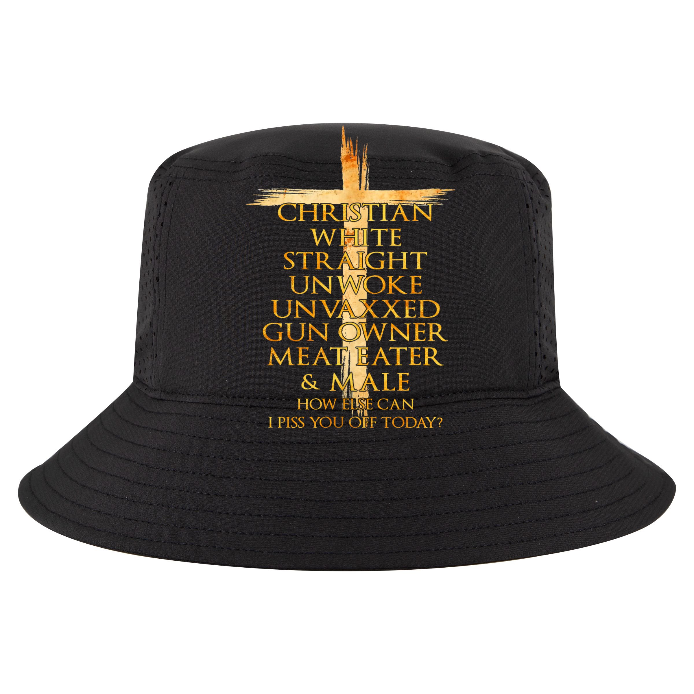 Christian White Straight Unwoke Unvaxxed Gun Owner How Else Can I Piss You Off T Cooling Performance Long Sleeve Crew