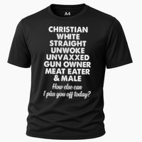 Christian White Straight Unwoke Unvaxxed Gun Owner Performance Shirt
