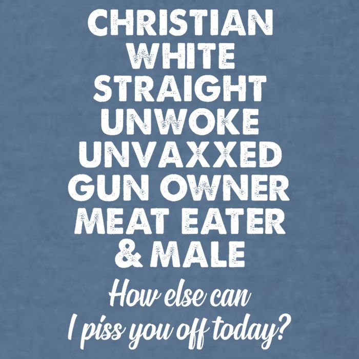 Christian White Straight Unwoke Unvaxxed Gun Owner Garment-Dyed Sweatshirt