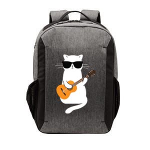 Cat Wearing Sunglasses Playing Guitar Guitarist Vector Backpack