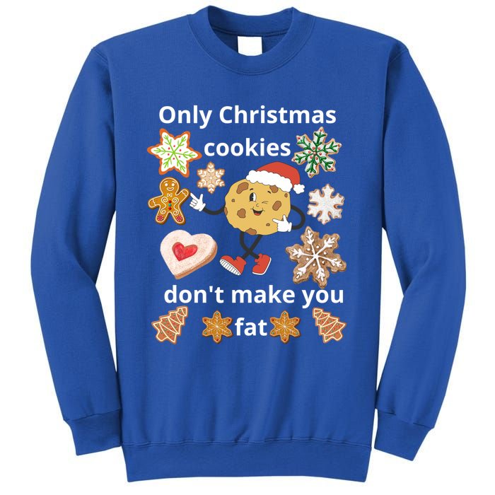 Cookie With SantaS Hat Among Gingerbread Gift Sweatshirt