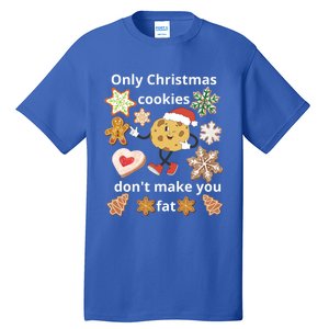 Cookie With SantaS Hat Among Gingerbread Gift Tall T-Shirt