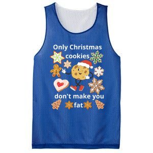 Cookie With SantaS Hat Among Gingerbread Gift Mesh Reversible Basketball Jersey Tank