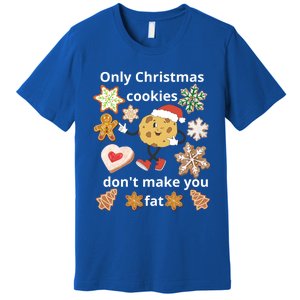 Cookie With SantaS Hat Among Gingerbread Gift Premium T-Shirt