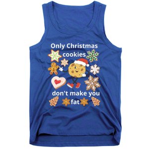 Cookie With SantaS Hat Among Gingerbread Gift Tank Top