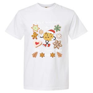 Cookie With SantaS Hat Among Gingerbread Gift Garment-Dyed Heavyweight T-Shirt