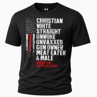Christian White Straight Unwoke Unvaxxed Gun Owner Performance Shirt