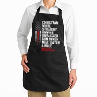 Christian White Straight Unwoke Unvaxxed Gun Owner Apron