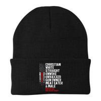 Christian White Straight Unwoke Unvaxxed Gun Owner Beanie