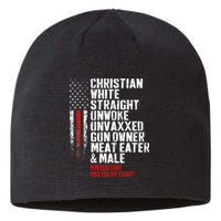 Christian White Straight Unwoke Unvaxxed Gun Owner Sustainable Beanie
