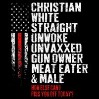 Christian White Straight Unwoke Unvaxxed Gun Owner Wool Snapback Cap