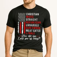 Christian White Straight Republican Unvaxxed Gun Owner Gift Cooling Performance Crew T-Shirt