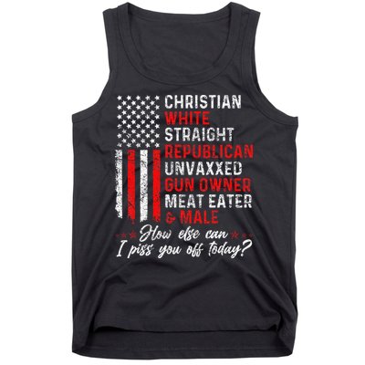 Christian White Straight Republican Unvaxxed Gun Owner Gift Tank Top