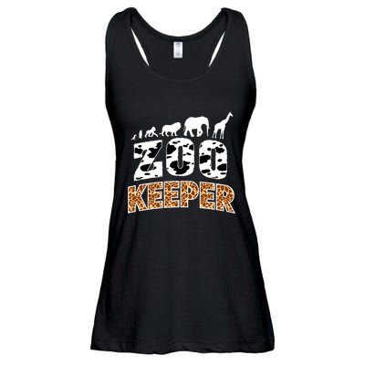 Cute Wildlife Safari Africa Animals Zoo Gift Ladies Essential Flowy Tank