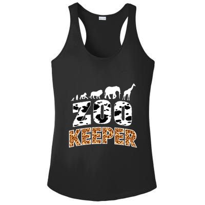 Cute Wildlife Safari Africa Animals Zoo Gift Ladies PosiCharge Competitor Racerback Tank