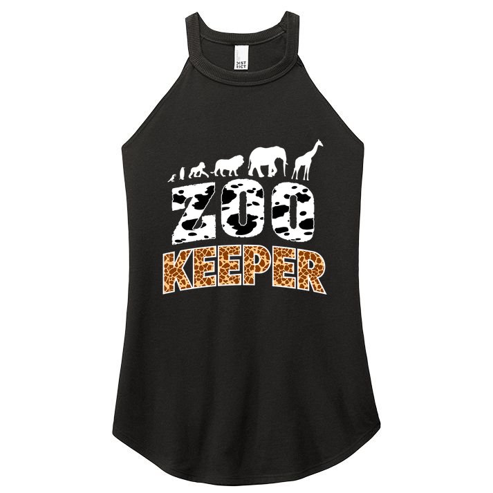 Cute Wildlife Safari Africa Animals Zoo Gift Women's Perfect Tri Rocker Tank