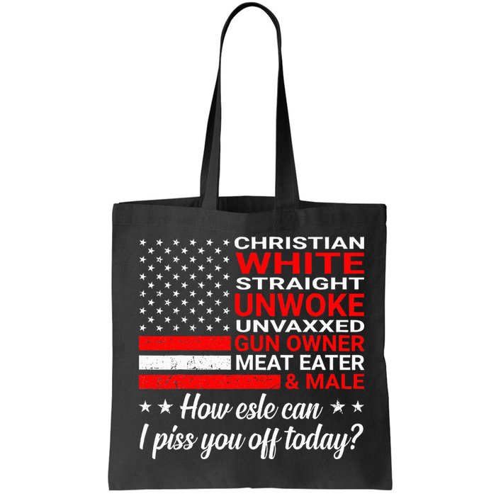 Christian White Straight Unwoke Unvaxxed Gun Owner Bag