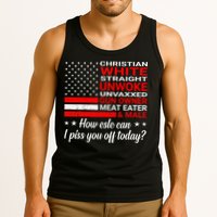 Christian White Straight Unwoke Unvaxxed Gun Owner Tank Top