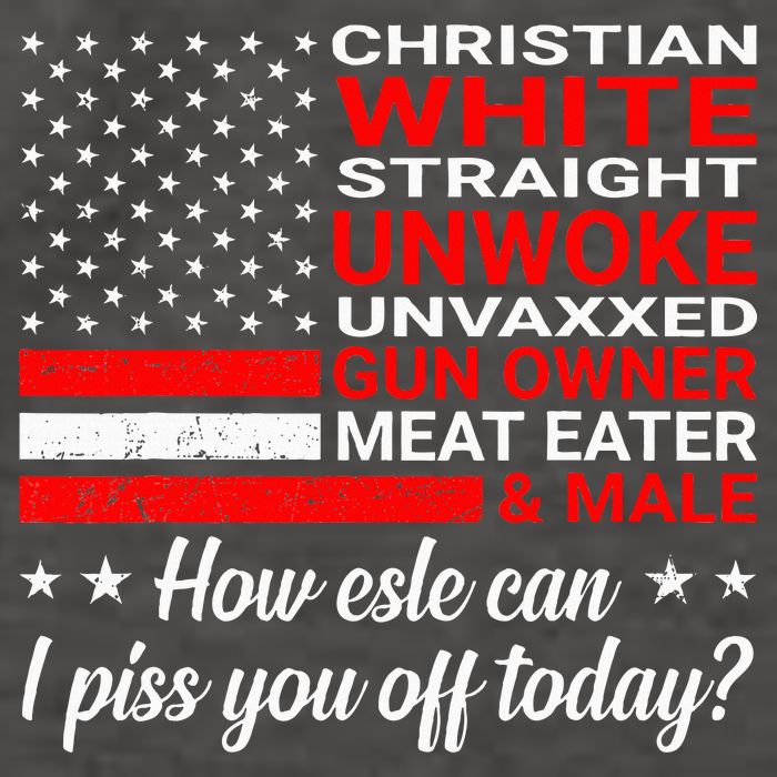 Christian White Straight Unwoke Unvaxxed Gun Owner Vector Backpack