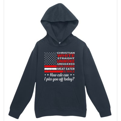 Christian White Straight Unwoke Unvaxxed Gun Owner Urban Pullover Hoodie