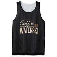 Coffee Water Skiing Gift For Skiers Mesh Reversible Basketball Jersey Tank