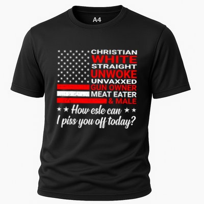 Christian White Straight Unwoke Unvaxxed Gun Owner Performance Shirt