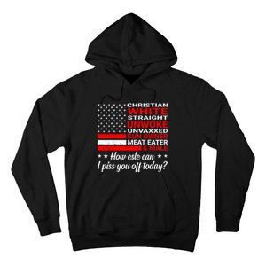 Christian White Straight Unwoke Unvaxxed Gun Owner Hoodie