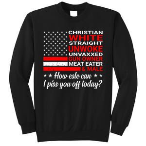 Christian White Straight Unwoke Unvaxxed Gun Owner Sweatshirt