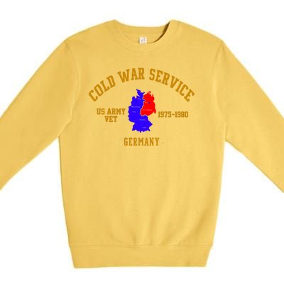 Cold War Service Germany US Army Veteran 1975 To 1980 Premium Crewneck Sweatshirt