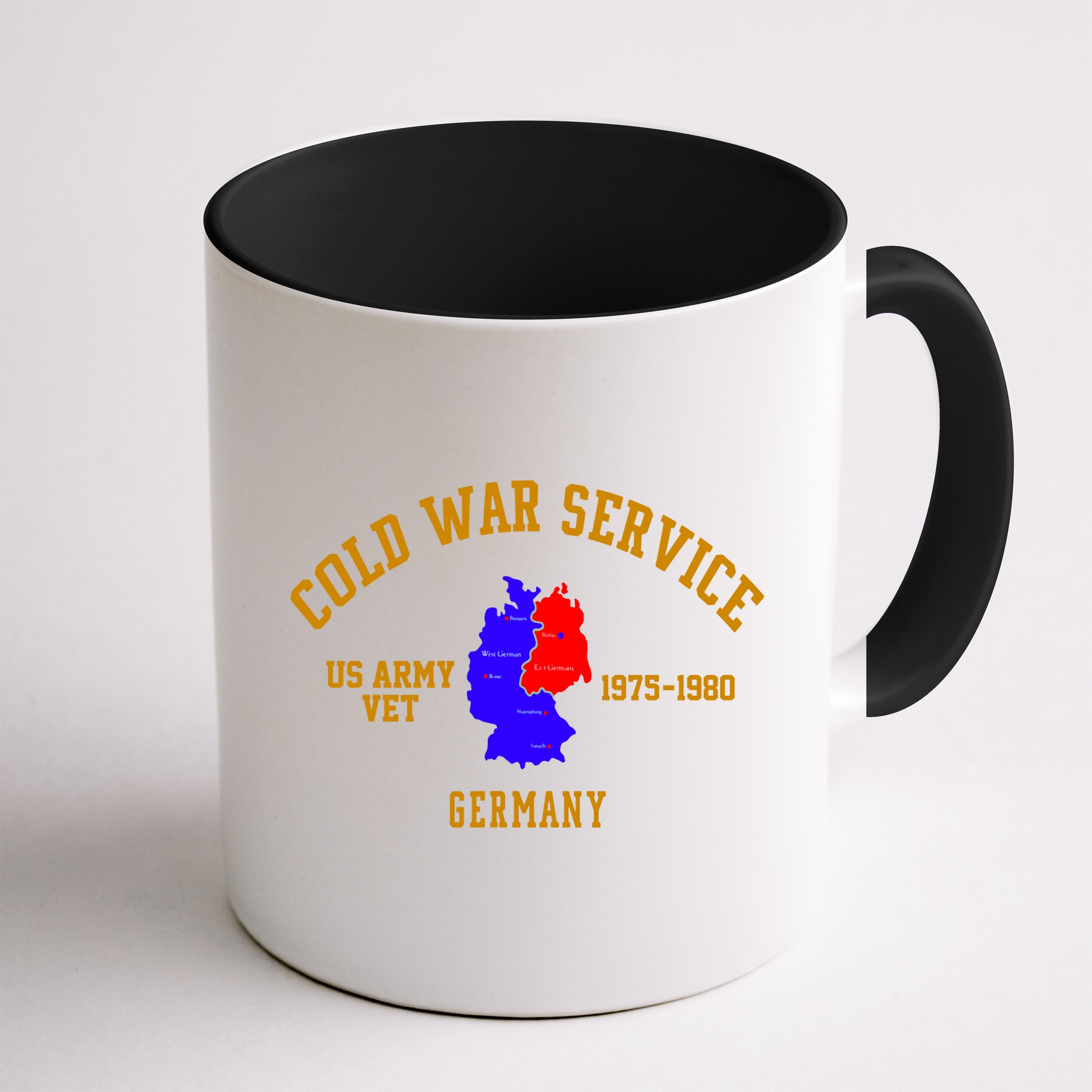 Cold War Service Germany US Army Veteran 1975 To 1980 Mug