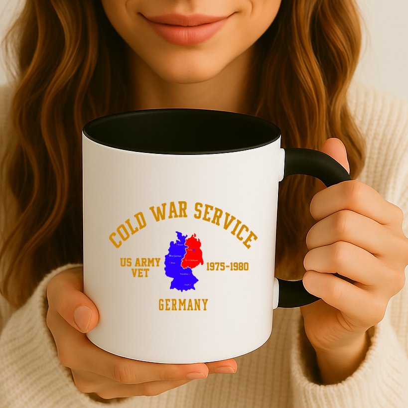 Cold War Service Germany US Army Veteran 1975 To 1980 Mug