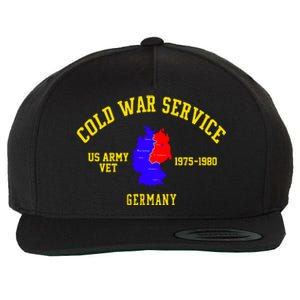 Cold War Service Germany US Army Veteran 1975 To 1980 Wool Snapback Cap