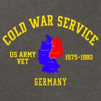 Cold War Service Germany US Army Veteran 1975 To 1980 Cotton Canvas Backpack