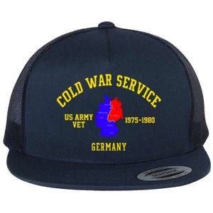 Cold War Service Germany US Army Veteran 1975 To 1980 Flat Bill Trucker Hat