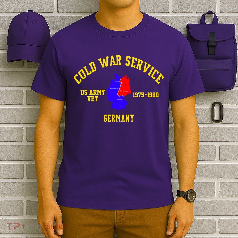 Cold War Service Germany US Army Veteran 1975 To 1980 T-Shirt