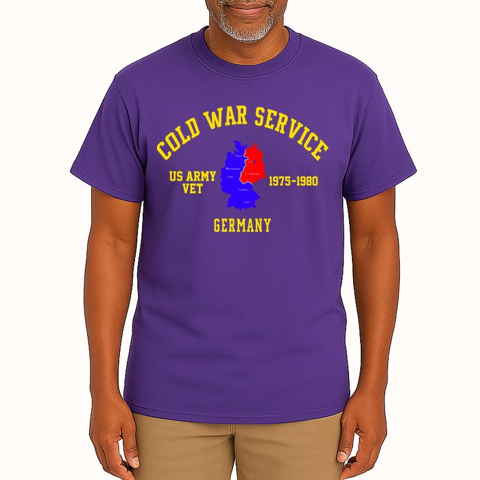 Cold War Service Germany US Army Veteran 1975 To 1980 Tall T-Shirt