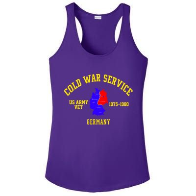 Cold War Service Germany US Army Veteran 1975 To 1980 Ladies PosiCharge Competitor Racerback Tank