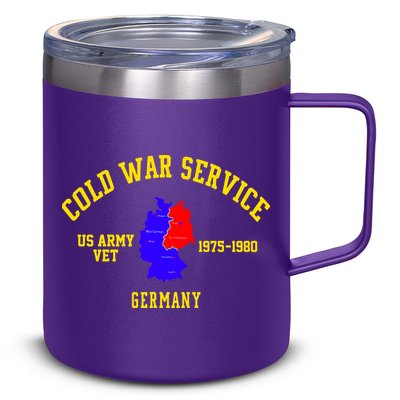 Cold War Service Germany US Army Veteran 1975 To 1980 12oz Stainless Steel Coffee Mug
