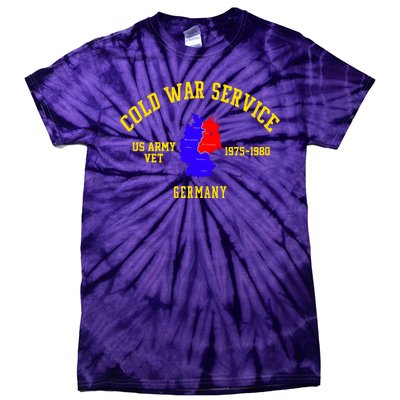 Cold War Service Germany US Army Veteran 1975 To 1980 Tie-Dye T-Shirt