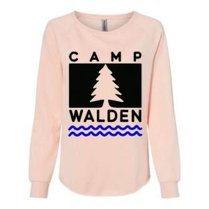 Camp Walden Summer Camp  Summer Camp Womens California Wash Sweatshirt