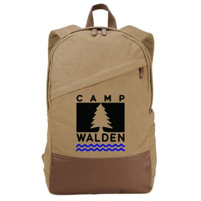 Camp Walden Summer Camp  Summer Camp Cotton Canvas Backpack