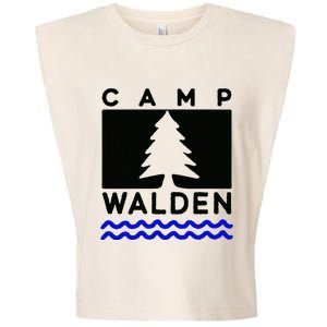 Camp Walden Summer Camp  Summer Camp Garment-Dyed Women's Muscle Tee