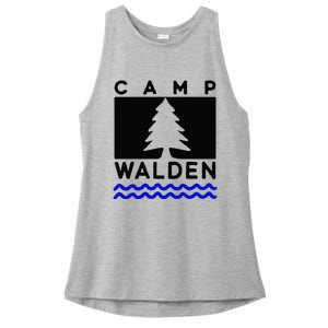 Camp Walden Summer Camp  Summer Camp Ladies PosiCharge Tri-Blend Wicking Tank