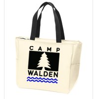 Camp Walden Summer Camp  Summer Camp Zip Tote Bag