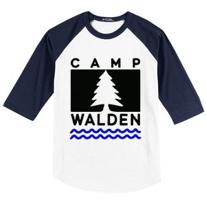 Camp Walden Summer Camp  Summer Camp Baseball Sleeve Shirt