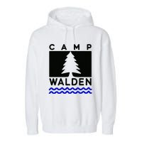 Camp Walden Summer Camp  Summer Camp Garment-Dyed Fleece Hoodie