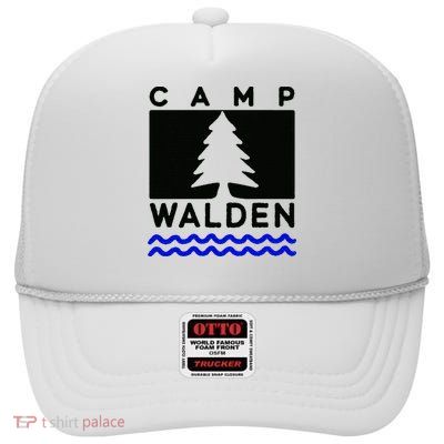 Camp Walden Summer Camp  Summer Camp High Crown Mesh Back Trucker Hat