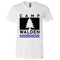 Camp Walden Summer Camp  Summer Camp V-Neck T-Shirt