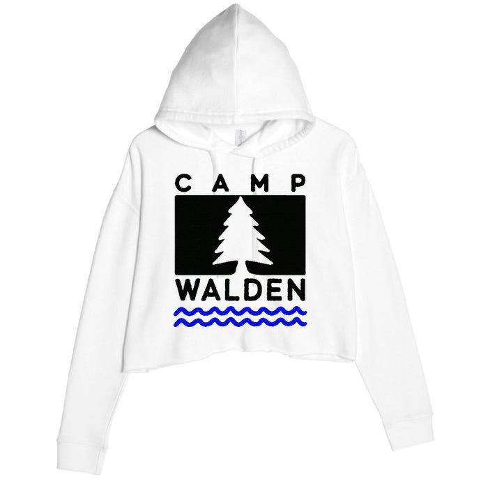 Camp Walden Summer Camp  Summer Camp Crop Fleece Hoodie