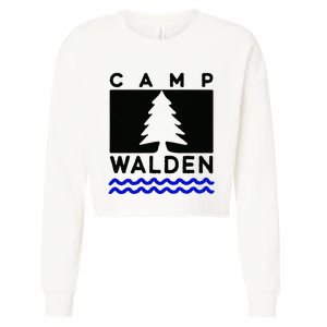 Camp Walden Summer Camp  Summer Camp Cropped Pullover Crew